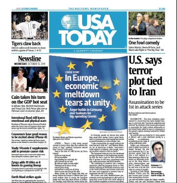 USAToday - Front Page